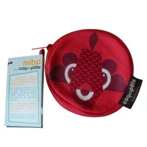 Coq En Pate & Mibo-Coral fish purse organic cotton-NWT